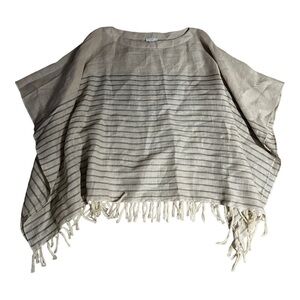 𝅺j Jill Pure jill one size linen kaftan kimono NWOT